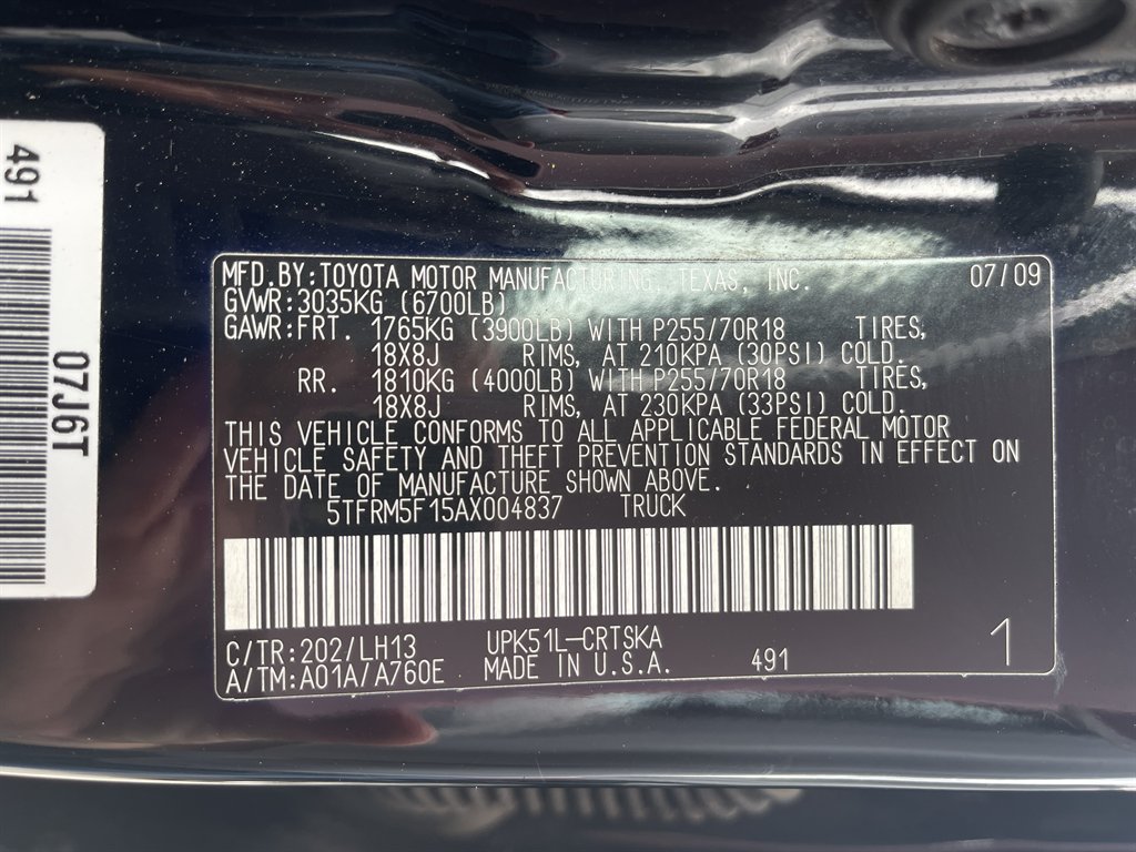 2010 Toyota Tundra Tundra Grade - Photo 19
